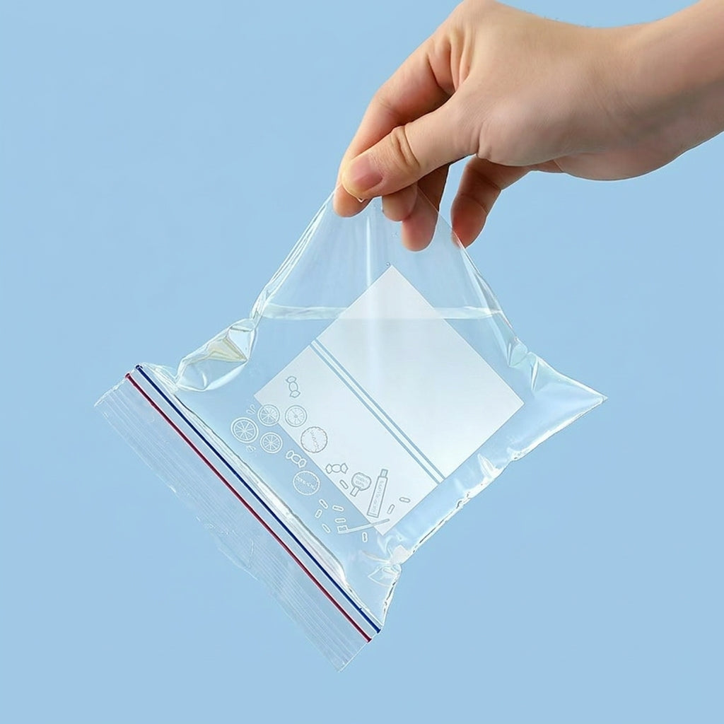 Thick Slider Zip Lock Bags Freezer Safe Airtight Food Storage Bags